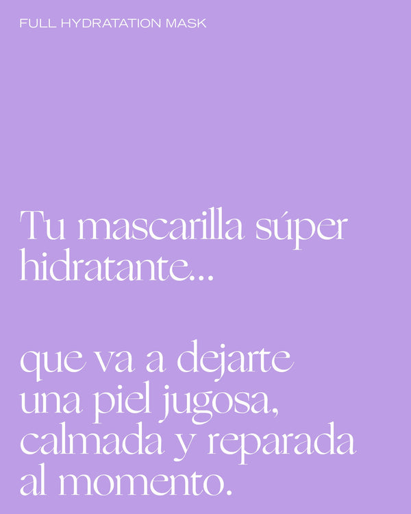 MASCARILLA HIDRATACIÓN